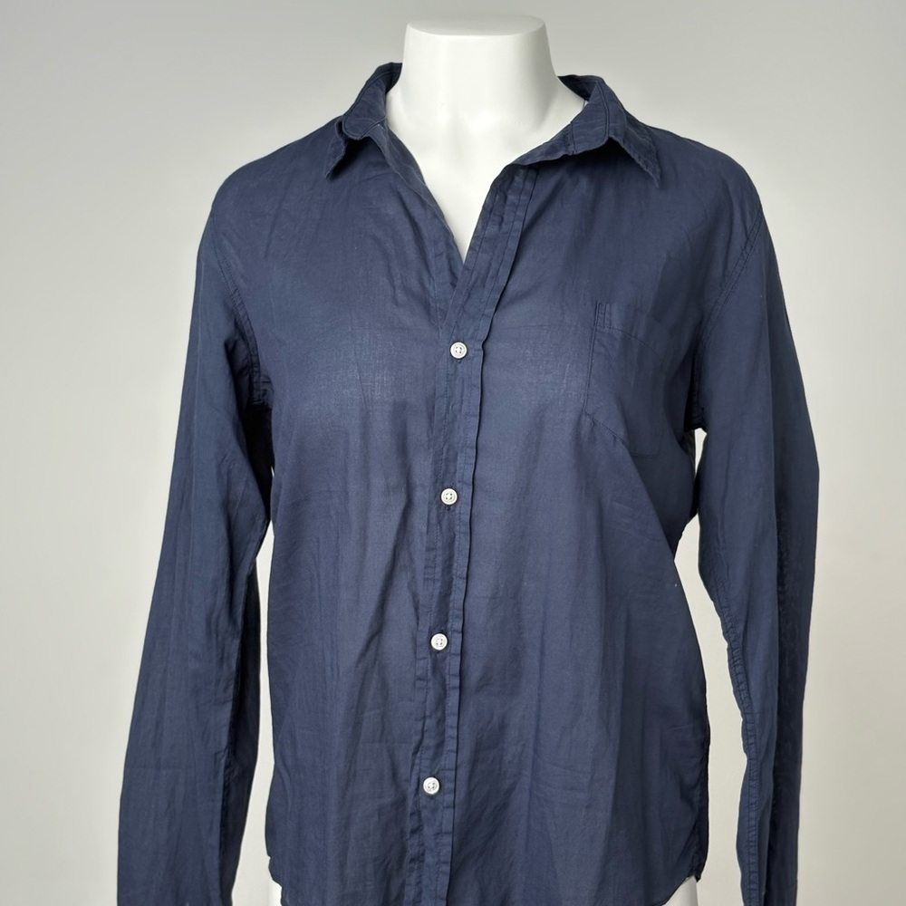 Frank & Eileen Navy Button Down Shirt - Picture 2 of 8